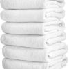 6 Adet Otel Sauna Masaj Spa Banyo Spor Havlusu 70x140 Cm Adet 400 gram