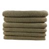 6 Adet Karamel Pamuk Banyo Spa Masaj Hamam Otel Spor Havlusu 70x140 Cm