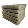 6 Adet Karamel Pamuk Banyo Spa Masaj Hamam Otel Spor Havlusu 70x140 Cm - Görsel 3